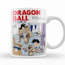 Baskı Dükkanı KB10666 Goku E Gohan Saga Cell Porselen Kupa Bardak