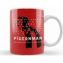 Baskı Dükkanı KB10815 Hey Arnold Pigeon Man Porselen Kupa Bardak