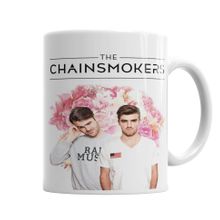 Baskı Dükkanı KB1111 The Chaınsmokers Porselen Kupa Bardak