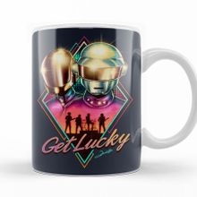 Baskı Dükkanı KB11290 Movie Daft Punk Get Lucky Porselen Kupa Bardak