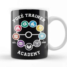 Baskı Dükkanı KB11534 Pokemon Trainer Academy Porselen Kupa Bardak