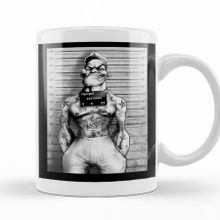 Baskı Dükkanı KB11535 Popeye Bad Boy Temel Reis Porselen Kupa Bardak