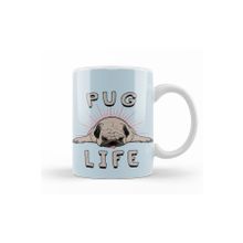 Baskı Dükkanı KB11565 Pug Life Köpek Porselen Kupa Bardak