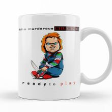 Baskı Dükkanı KB11588 Ready To Play Kids Chucky Porselen Kupa Bardak