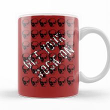 Baskı Dükkanı KB11630 Rock In Roll Fashion Porselen Kupa Bardak