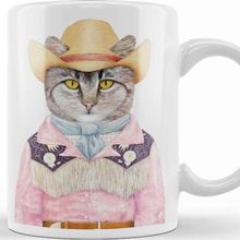 Baskı Dükkanı KB11871 Süslü Kedi Cats Porselen Kupa Bardak