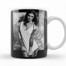 Baskı Dükkanı KB11892 Tattoo Girl Porselen Kupa Bardak