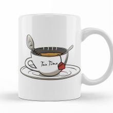 Baskı Dükkanı KB11894 Tea Time Porselen Kupa Bardak