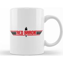 Baskı Dükkanı KB11976 The Red Baron Porselen Kupa Bardak
