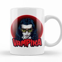 Baskı Dükkanı KB12117 Vampira Bow Down To Varpir Porselen Kupa Bardak