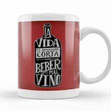 Baskı Dükkanı KB12153 Vino Solo Bueno Porselen Kupa Bardak