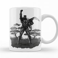 Baskı Dükkanı KB12163 Wakanda Knight Porselen Kupa Bardak