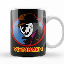Baskı Dükkanı KB12175 Watchmen Rorschach Meets Dick Tracy Porselen Kupa Bardak