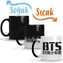 Baskı Dükkanı KB12334 Bts Logo Porselen Kupa Bardak