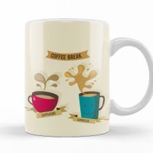 Baskı Dükkanı KB12378 Coffee Break Porselen Kupa Bardak