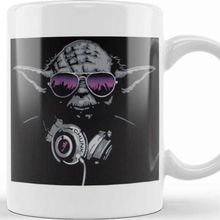 Baskı Dükkanı KB12413 Dj Yoda Star Wars Porselen Kupa Bardak
