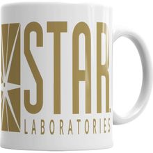 Baskı Dükkanı KB1297 The Flash Star Lab V Porselen Kupa
