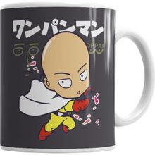 Baskı Dükkanı KB1302 Anime One Punch Man Porselen Kupa Bardak