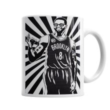 Baskı Dükkanı KB137 Brooklyn Nets Jeremy Lin Porselen Kupa Bardak