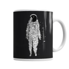 Baskı Dükkanı KB1371 Astronauta Lunatico Porselen Kupa Bardak