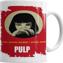 Baskı Dükkanı KB1460 Pulp Fiction Gooddamn Mia Wallace Porselen Kupa Bardak
