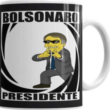 Baskı Dükkanı KB1494 Bolsonaro Presidente Porselen Kupa Bardak