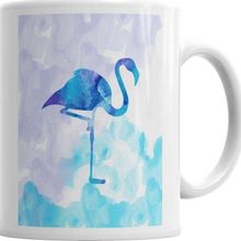 Baskı Dükkanı KB1536 Flamingo Bulutlarda Porselen Kupa Bardak