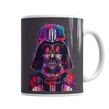 Baskı Dükkanı KB1575 Darth Vader Paint Porselen Kupa Bardak
