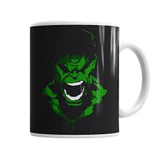 Baskı Dükkanı KB1663 Hulk Porselen Kupa Bardak