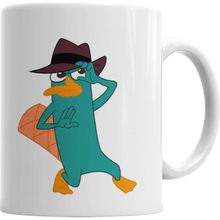 Baskı Dükkanı KB1706 Phineas E Ferb Porselen Kupa Bardak