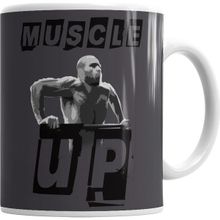 Baskı Dükkanı KB1742 Muscleup Men Porselen Kupa Bardak