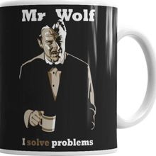 Baskı Dükkanı KB1747 Mr Wolf I Solve Problems Porselen Kupa Bardak
