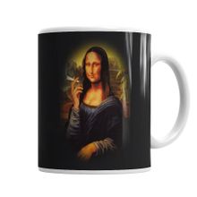 Baskı Dükkanı KB1761 Mona Lisa Cigarette Porselen Kupa Bardak