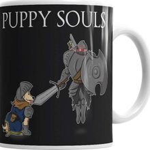 Baskı Dükkanı KB1884 Puppy Souls Porselen Kupa Bardak