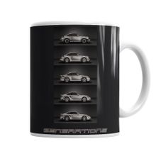 Baskı Dükkanı KB1895 Porsche Generations Porselen Kupa Bardak