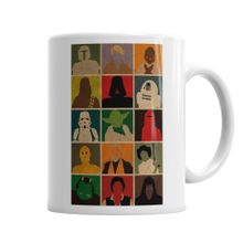 Baskı Dükkanı KB1999 Star Wars Personagens Porselen Kupa Bardak