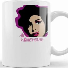 Baskı Dükkanı KB2011 Amy Winehouse Porselen Kupa Bardak
