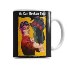Baskı Dükkanı KB2082 We Can Broken This Porselen Kupa Bardak