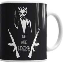 Baskı Dükkanı KB2083 We Are Legion Sir Porselen Kupa Bardak