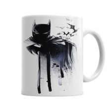 Baskı Dükkanı KB2174 Batman Paint Drop Porselen Kupa Bardak