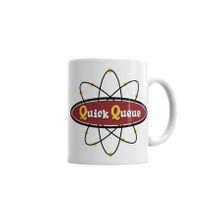 Baskı Dükkanı KB2194 Atomic Symbol Quck Queue Logo Porselen Kupa Bardak