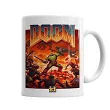 Baskı Dükkanı KB2236 Doom Hurt Me Plenty Porselen Kupa Bardak
