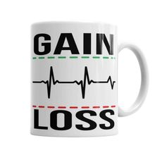Baskı Dükkanı KB2380 Gain E Loss Porselen Kupa Bardak