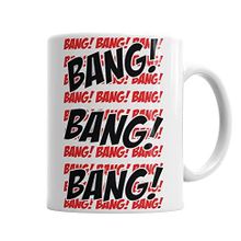 Baskı Dükkanı KB240 Deadpool Bang Bang Porselen Kupa Bardak