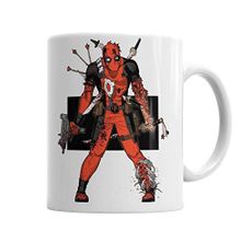Baskı Dükkanı KB241 Deadpool Angry Porselen Kupa Bardak