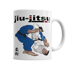 Baskı Dükkanı KB2486 Jiu Jitsu Porselen Kupa Bardak