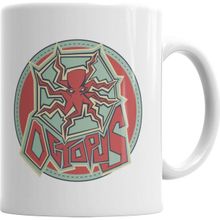 Baskı Dükkanı KB2512 Octopus Porselen Kupa Bardak
