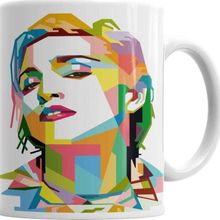 Baskı Dükkanı KB2571 Madonna Circle Porselen Kupa Bardak