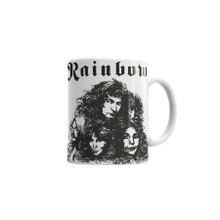 Baskı Dükkanı KB2646 Rainbow Long Live Rock N Roll Porselen Kupa Bardak