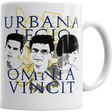 Baskı Dükkanı KB2702 Urbana Legio Omnia Vincit Porselen Kupa Bardak